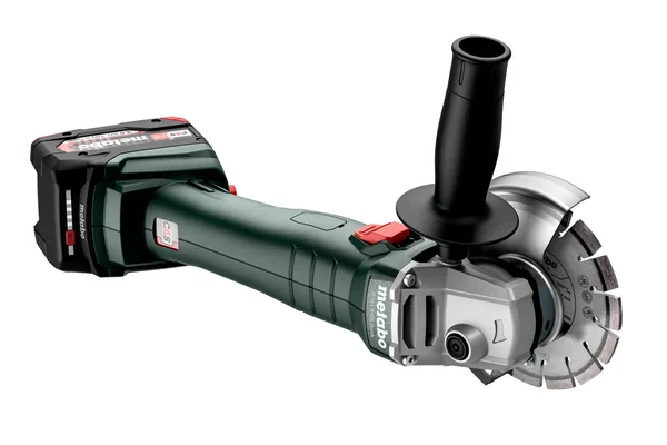 Metabo 602249650 akumulatorowa szlifierka kątowa W 18 L 9-125 Quick 18 V 125 mm, 2×5,2 Ah, metaBOX