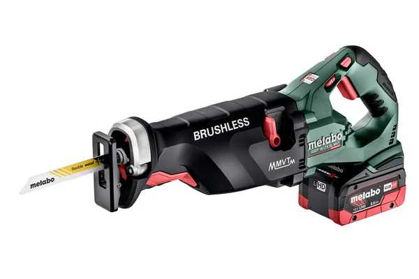 Metabo 602258810 akumulatorowa piła szablasta SSEP 18 LTX BL MVT 18 V, 2×8,0 Ah, metaBOX