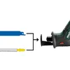 Metabo 602266500 akumulatorowa piła szablasta SSE 18 LTX Compact 18 V, 2×2,0 Ah, metaBOX