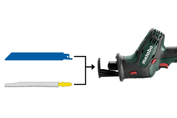 Metabo 602266500 akumulatorowa piła szablasta SSE 18 LTX Compact 18 V, 2×2,0 Ah, metaBOX