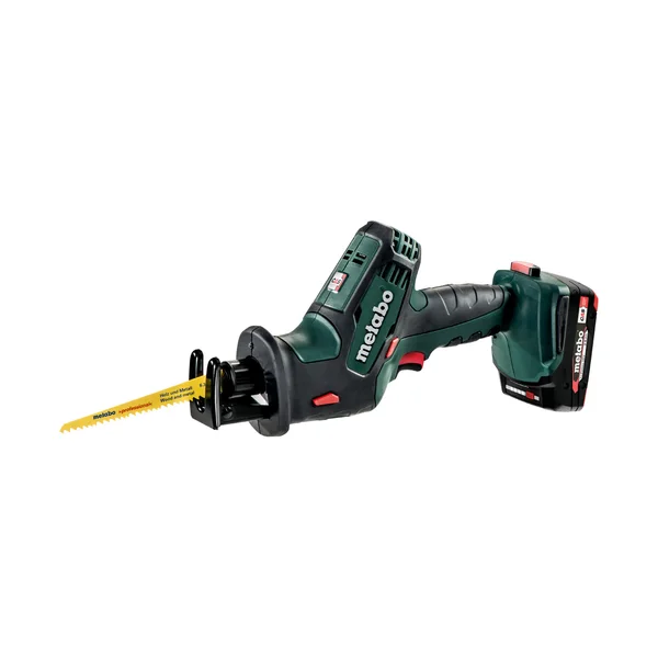 Metabo 602266500 akumulatorowa piła szablasta SSE 18 LTX Compact 18 V, 2×2,0 Ah, metaBOX