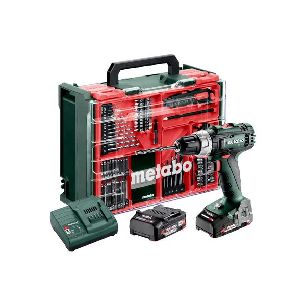 Metabo 602321710 wiertarko-wkrętarka akumulatorowa BS 18 L Set 18 V 50 Nm, 2×2,0 Ah, walizka Metabo 602321710 wiertarko-wkrętarka akumulatorowa BS 18 L Set 18 V 50 Nm, 2×2,0 Ah, walizka