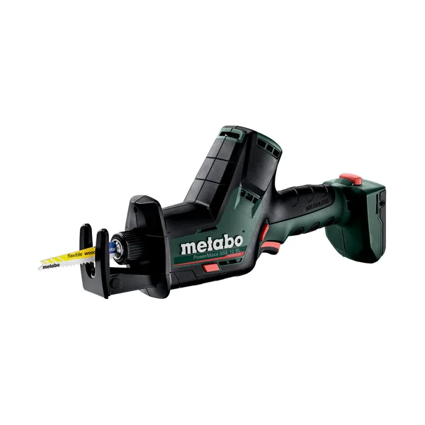 Metabo 602322890 akumulatorowa piła szablasta PowerMaxx SSE 12 BL 12 V, bez akumulatora