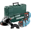 Metabo 603605680 szlifierka kątowa W 750-125 Set 125 mm 750 W, walizka