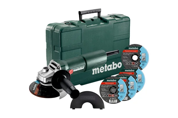 Metabo 603605680 szlifierka kątowa W 750-125 Set 125 mm 750 W, walizka