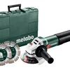 Metabo 610035510 szlifierka kątowa WQ 1100-125 Set 125 mm 1100 W, walizka Metabo 610035510 szlifierka kątowa WQ 1100-125 Set 125 mm 1100 W, walizka