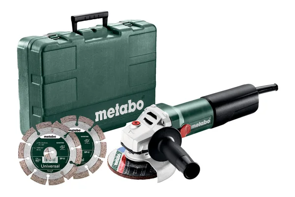 Metabo 610035510 szlifierka kątowa WQ 1100-125 Set 125 mm 1100 W, walizka Metabo 610035510 szlifierka kątowa WQ 1100-125 Set 125 mm 1100 W, walizka