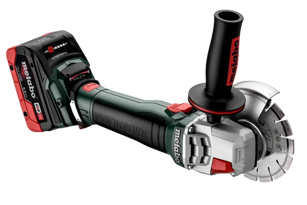 Metabo 613054810 akumulatorowa szlifierka kątowa WB 18 LT BL 11-125 Quick 18 V 125 mm, 2×8,0 Ah, metaBOX Metabo 613054810 akumulatorowa szlifierka kątowa WB 18 LT BL 11-125 Quick 18 V 125 mm, 2×8,0 Ah, metaBOX