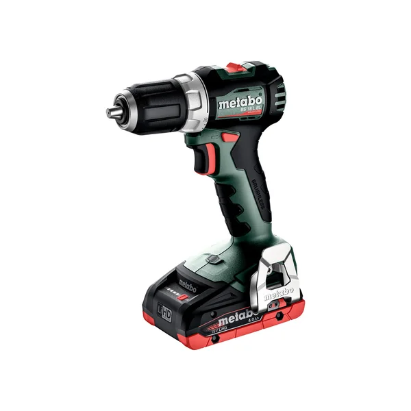 Metabo 613155800 wiertarko-wkrętarka akumulatorowa BS 18 L BL 18 V 65 Nm, 2×4,0 Ah, metaBOX