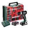 Metabo 613157710 akumulatorowa wiertarka udarowa SB 18 L BL Set 18 V 65 Nm, 2×2,0 Ah, walizka