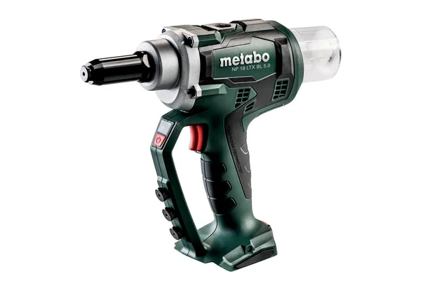 Metabo 619002890 akumulatorowa nitownica do nitów zrywalnych NP 18 LTX BL 5.0, bez akumulatora Metabo 619002890 akumulatorowa nitownica do nitów zrywalnych NP 18 LTX BL 5.0 18 V, bez akumulatora