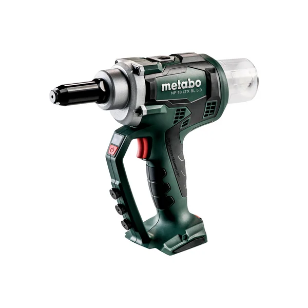 Metabo 619002890 akumulatorowa nitownica do nitów zrywalnych NP 18 LTX BL 5.0, bez akumulatora Metabo 619002890 akumulatorowa nitownica do nitów zrywalnych NP 18 LTX BL 5.0 18 V, bez akumulatora