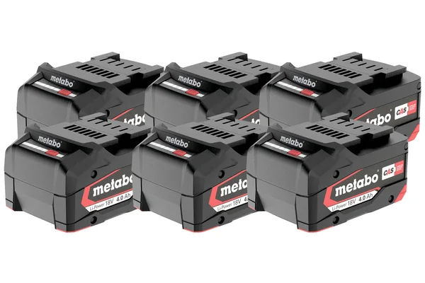 Metabo 625151000 zestaw – 6x akumulator Li-Power 18 V – 4.0 Ah