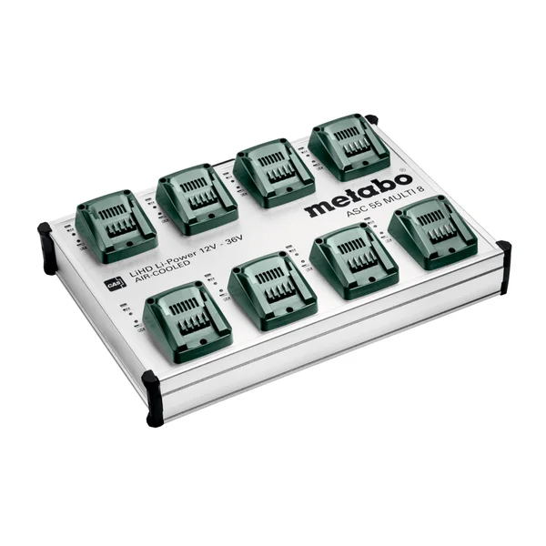 Metabo 627093000 stacja szybkiego ładowania ASC 55 MULTI 8, 12–36 V, EU Metabo 627093000 stacja szybkiego ładowania ASC 55 MULTI 8, 12–36 V, EU