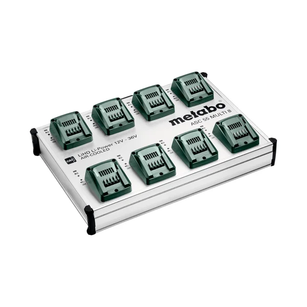 Metabo 627093000 stacja szybkiego ładowania ASC 55 MULTI 8, 12–36 V, EU Metabo 627093000 stacja szybkiego ładowania ASC 55 MULTI 8, 12–36 V, EU
