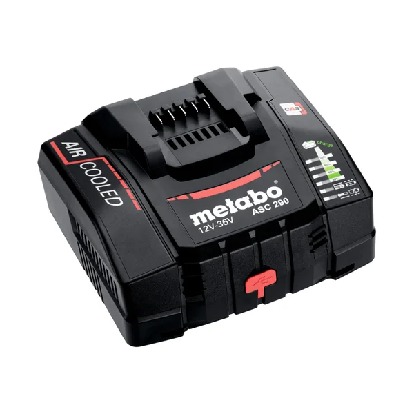 Metabo 627370000 szybka ładowarka ASC 290, 12-36 V, „AIR COOLED” UE