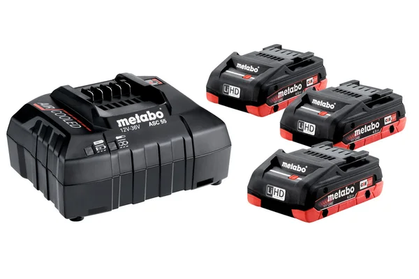 Metabo 685132000 zestaw podstawowy 3 x LiHD 4,0 Ah