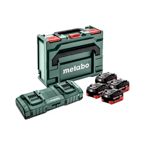 Metabo 685135000 zestaw podstawowy 4 x LiHD 8,0 Ah + ASC 145 Duo + metaBOX 145