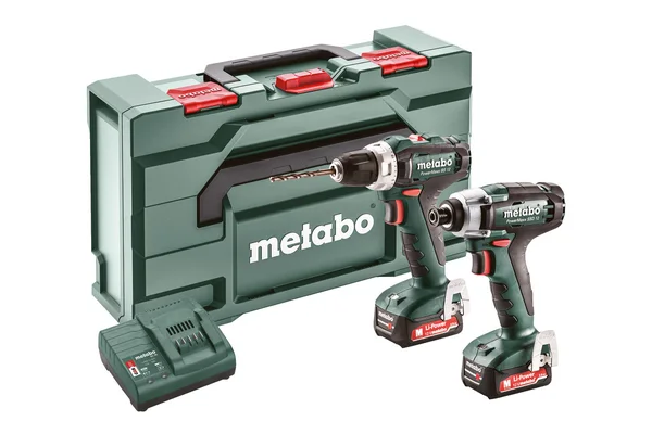 Metabo 685166000 zestaw Combo Set 2.7.1 12 V: PowerMaxx BS 12 + PowerMaxx SSD 12, 2×2,0 Ah, metaBOX Metabo 685166000 zestaw Combo Set 2.7.1 12 V: PowerMaxx BS 12 + PowerMaxx SSD 12, 2×2,0 Ah, metaBOX
