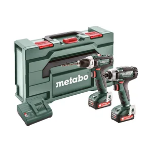 Metabo 685166000 zestaw Combo Set 2.7.1 12 V: PowerMaxx BS 12 + PowerMaxx SSD 12, 2×2,0 Ah, metaBOX