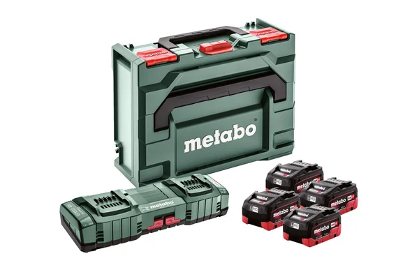 Metabo 685180000 zestaw podstawowy 4x LiHD 5,5 Ah ASC 145 DUO + metaBOX 145 Metabo 685180000 zestaw podstawowy 4x LiHD 5,5 Ah ASC 145 DUO + metaBOX 145