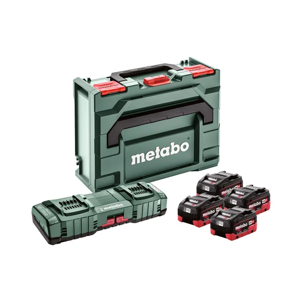 Metabo 685180000 zestaw podstawowy 4x LiHD 5,5 Ah ASC 145 DUO + metaBOX 145 Metabo 685180000 zestaw podstawowy 4x LiHD 5,5 Ah ASC 145 DUO + metaBOX 145