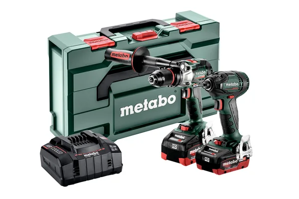 Metabo 685184000 zestaw Combo Set 2.1.15 18 V BL: SSD 18 LTX 200 BL + SB 18 LTX BL I, 2×5,5 Ah, metaBOX