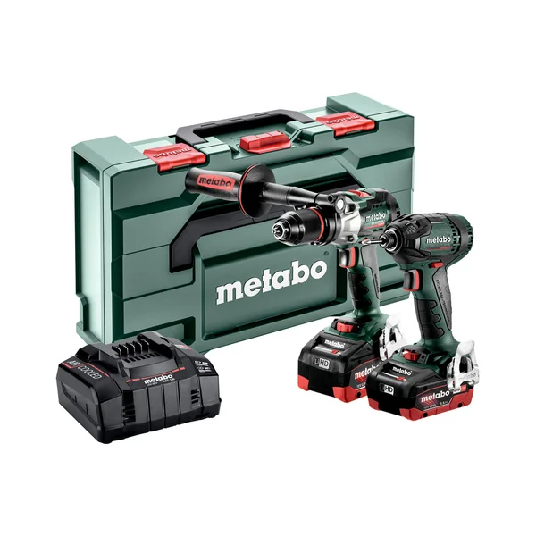 Metabo 685184000 zestaw Combo Set 2.1.15 18 V BL: SSD 18 LTX 200 BL + SB 18 LTX BL I, 2×5,5 Ah, metaBOX