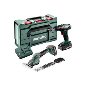 Metabo 685186000 zestaw Combo Set 2.2.5 18V: BS 18 + SGS 18 LTX Q, 2×2,0 Ah, metaBOX