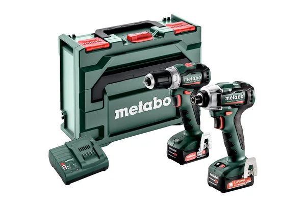 Metabo 685228000 zestaw Combo Set 2.7.3 12 V BL: PowerMaxx SSD 12 BL + PowerMaxx BS 12 BL, 2×2,0 Ah, metaBOX Metabo 685228000 zestaw Combo Set 2.7.3 12 V BL: PowerMaxx SSD 12 BL + PowerMaxx BS 12 BL, 2×2,0 Ah, metaBOX