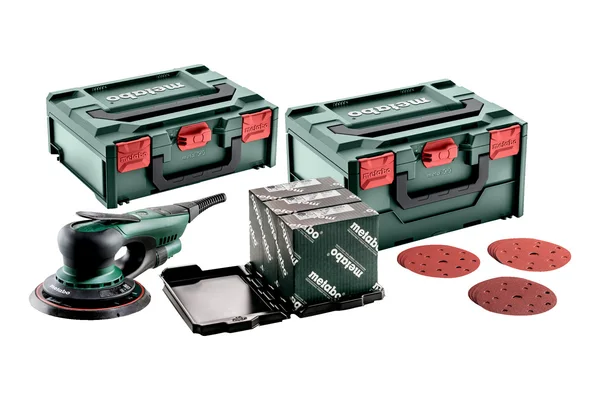 Metabo 691039000 szlifierka mimośrodowa SXE 150-5.0 BL Set 150 mm 350 W, metaBOX