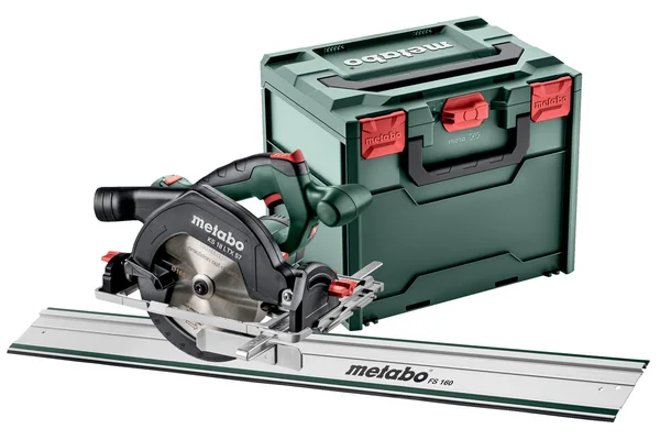 Metabo 691065000 akumulatorowa ręczna pilarka tarczowa KS 18 LTX 57 FS Set 18 V 165 mm, metaBOX, bez