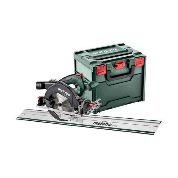 Metabo 691065000 akumulatorowa ręczna pilarka tarczowa KS 18 LTX 57 FS Set 18 V 165 mm, metaBOX, bez