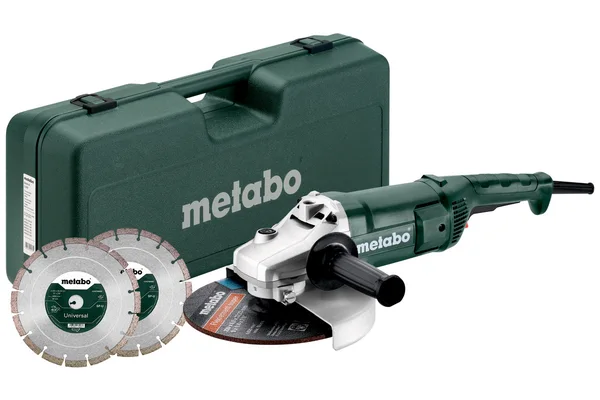 Metabo 691081000 szlifierka kątowa Set WE 2200-230 230 mm 2200 W, walizka