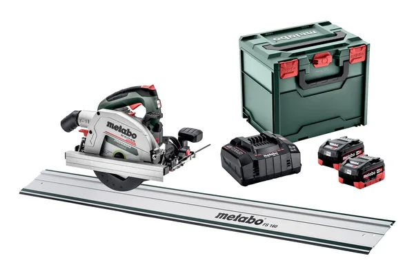 Metabo 691194810 akumulatorowa ręczna pilarka tarczowa KS 18 LTX 66 BL Set 18 V 165 mm, 2×8,0 Ah, metaBOX Metabo 691194810 akumulatorowa ręczna pilarka tarczowa KS 18 LTX 66 BL Set 18 V 165 mm, 2×8,0 Ah, metaBOX