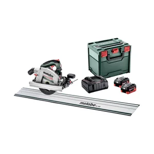 Metabo 691194810 akumulatorowa ręczna pilarka tarczowa KS 18 LTX 66 BL Set 18 V 165 mm, 2×8,0 Ah, metaBOX