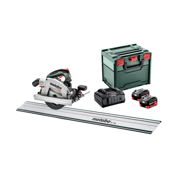 Metabo 691194810 akumulatorowa ręczna pilarka tarczowa KS 18 LTX 66 BL Set 18 V 165 mm, 2×8,0 Ah, metaBOX Metabo 691194810 akumulatorowa ręczna pilarka tarczowa KS 18 LTX 66 BL Set 18 V 165 mm, 2×8,0 Ah, metaBOX