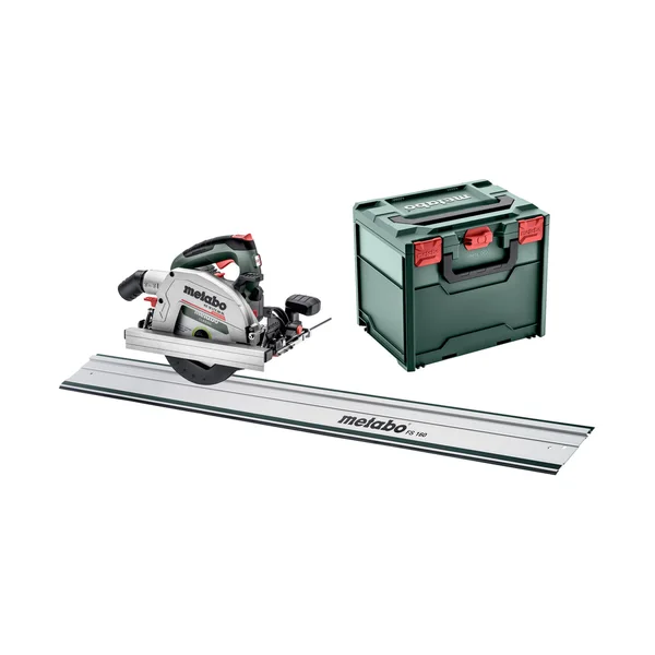 Metabo 691194840 akumulatorowa ręczna pilarka tarczowa KS 18 LTX 66 BL Set 18 V 165 mm, metaBOX, bez Metabo 691194840 akumulatorowa ręczna pilarka tarczowa KS 18 LTX 66 BL Set 18 V 165 mm, metaBOX, bez
